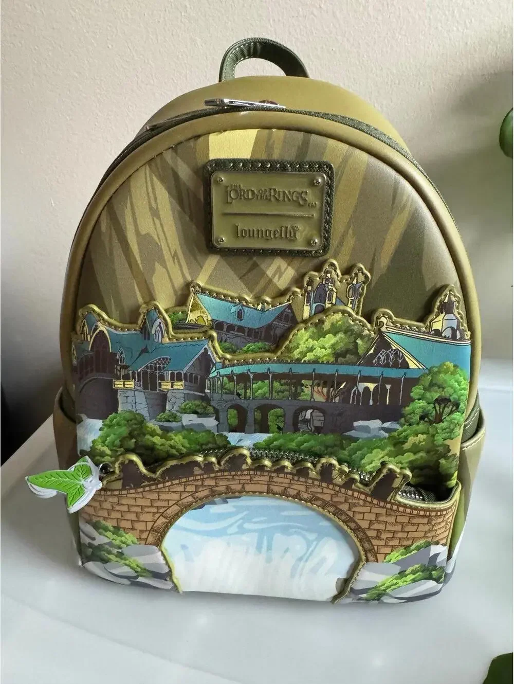 Loungefly Lord of the Rings Rivendell Mini Backpack RARE!